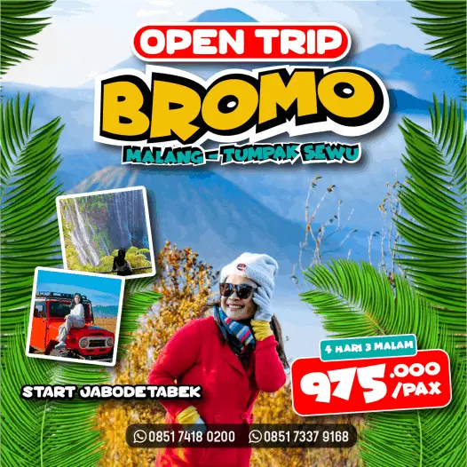 Paket Tour Bromo Malang Tumpak Sewu