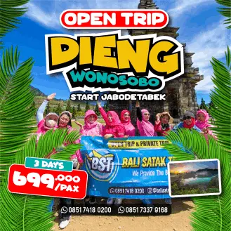 Open Trip Dieng 3 Hari 2 Malam